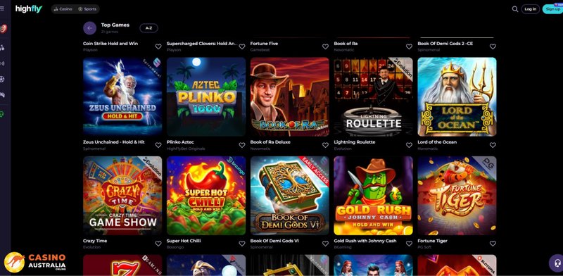 Descubre el Exclusivo Bono y Juegos de Casino en Highflybet España